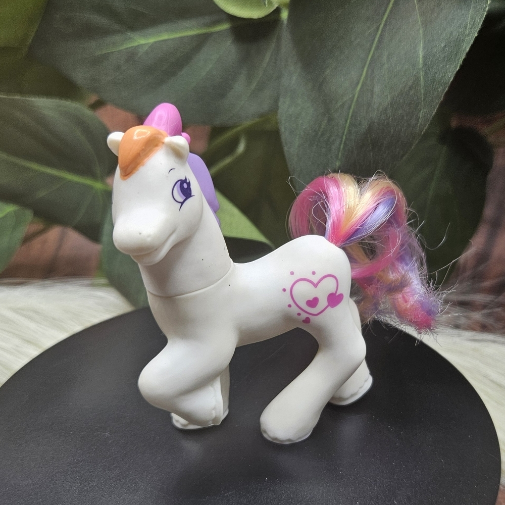Colorful Pony Toy with Heart Design